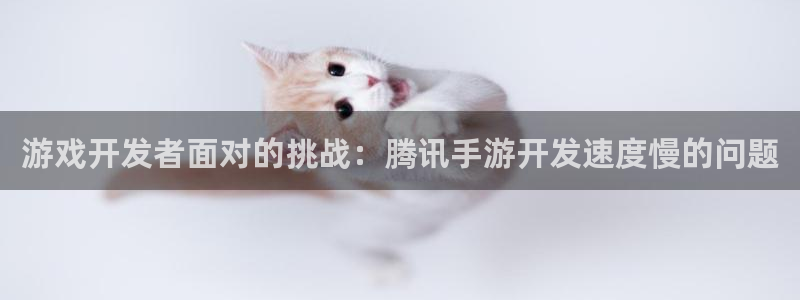 28大神加拿大在线开奖：游戏开发者面对的挑战：腾讯手游开发速